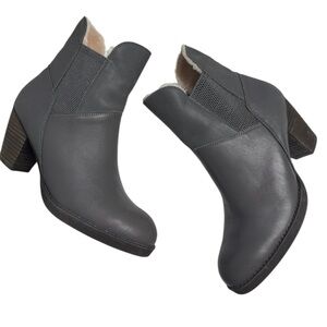 EMU Australia Women’s Fingal Charcoal Grey Leather Ankle Boots Size 9